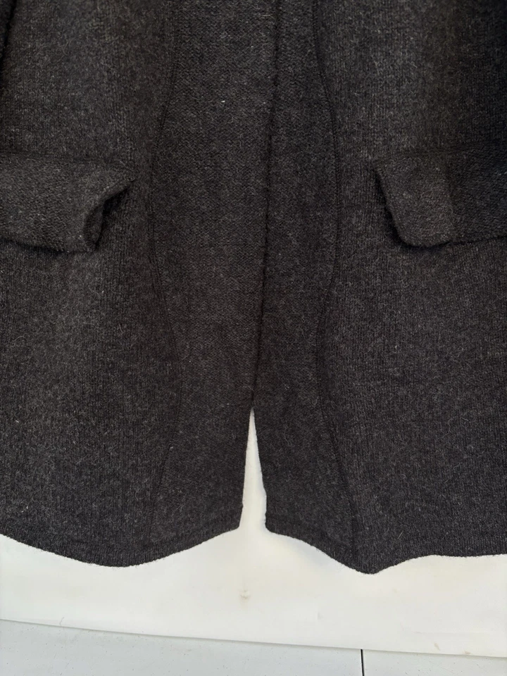 Soft Surroundings Merino Wool Cardigan Duster Jacket Gray Size 1X Sequin Pocket - Image 4 of 4