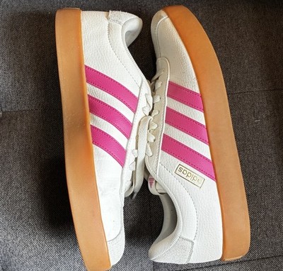 Adidas VL Court 3.0 Women's Size 8 Sneakers  Skate Low Top Shoes Pink White