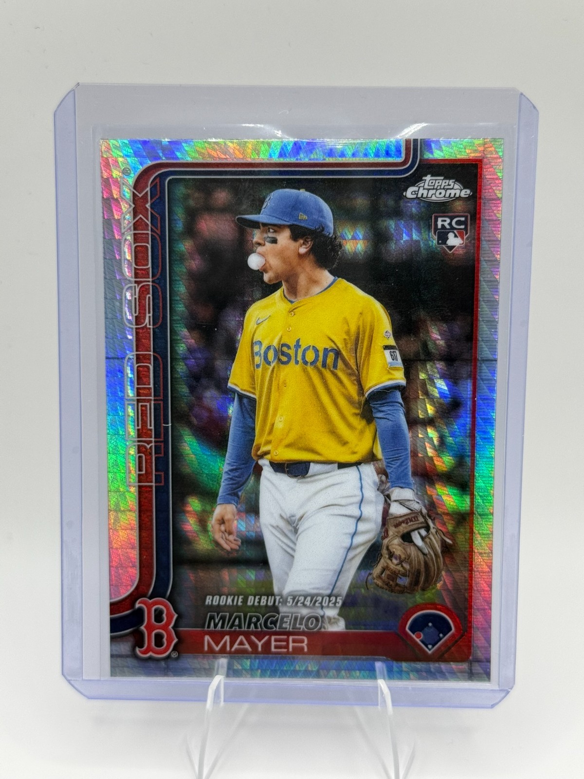 2025 Topps Chrome Update Series - Marcelo Mayer Prism Refractor #USC117 RC