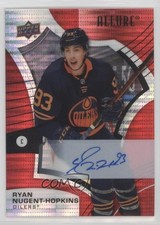 2021-22 Upper Deck Allure Red Rainbow Auto Ryan Nugent-Hopkins #6 Auto 0v7