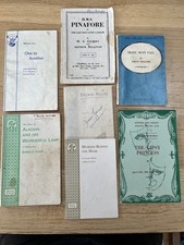 Seven Theatre Programmes, HMS Pinafore, Gypsy Princess, Aladdin etc