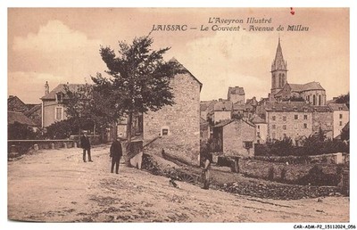 CAR-ADMP2-0099-12 - L'aveyron illustré - LAISSAC - Le convent - Avenue de mil
