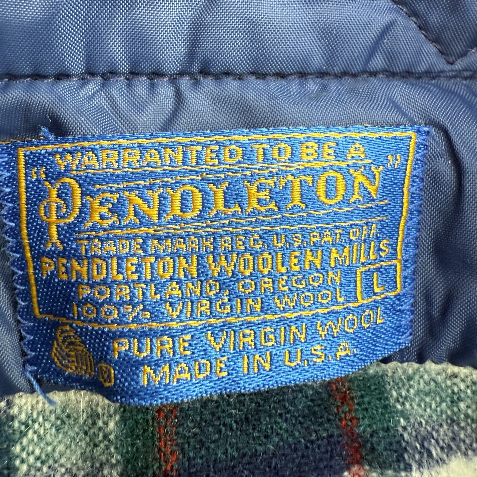 Vintage Pendleton Woolen Mills Virgin Wool Shirt … - image 6