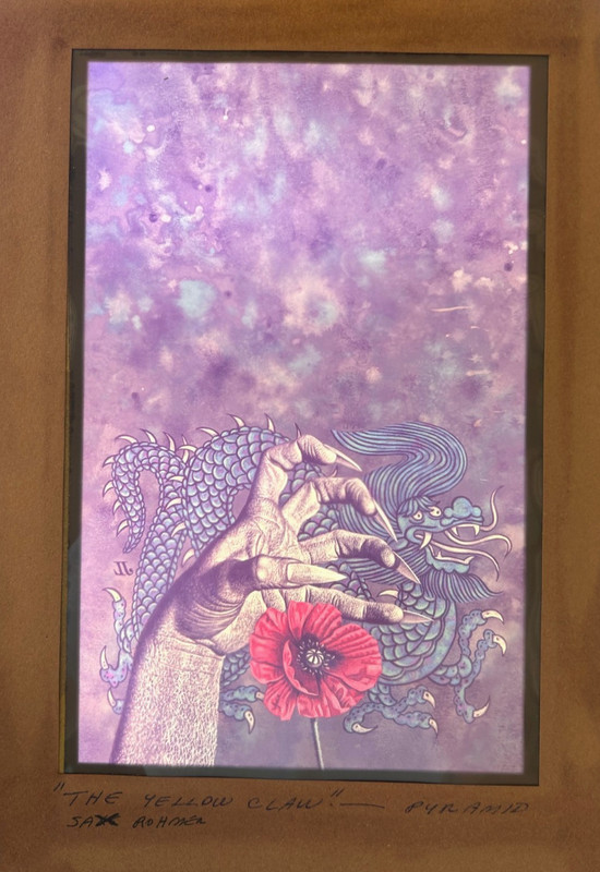 Joseph Lombardero Signed book cover art acrylic painting Image transparency #3