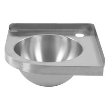 Corner Basin Sink Brushed Finish Kitchen Bathroom Hand Wash Basin S FIS