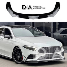 F&Uuml;R MERCEDES A KLASSE W177 A35 AMG LINE FRONTLIPPE SPLITTER SPOILER GLANZ 2018-23