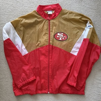 Vintage Apex One San Francisco 49ers Jacket Officially Licensed NFL L Red