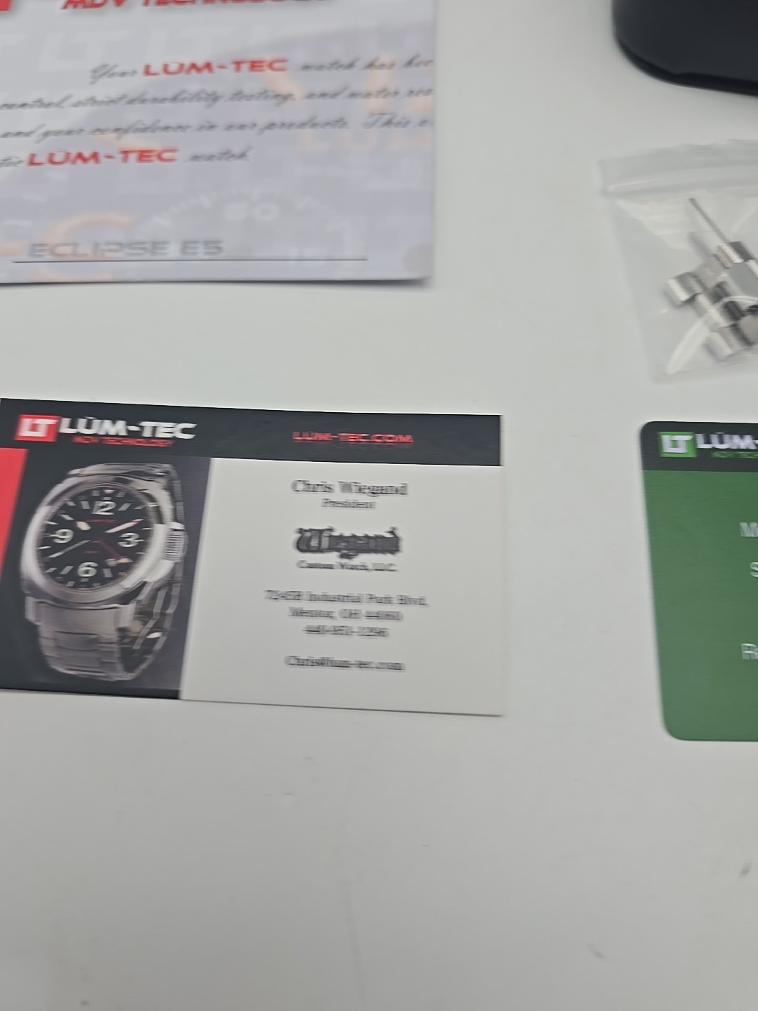 Lum-Tec Eclipse E5 Orange Dial Mens Automatic Wat… - image 4