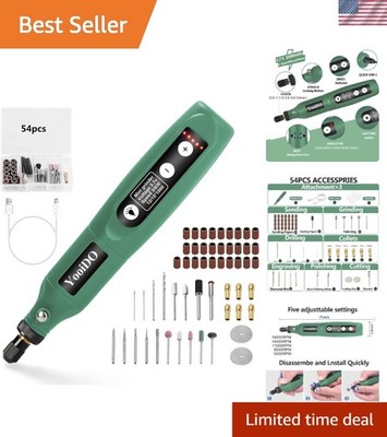 Mini Cordless Rotary Tool, 2000 mAh Battery Pack, 3.7V Power Rotary Tool for ...