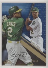 2019 Topps Gold Label Class 3 Blue 15/50 Khris Davis #48 0z6