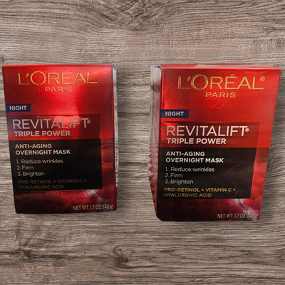 L'Oreal Revitalift Triple Power Anti-Aging NIGHT Overnight Mask Firm 1.7OZ