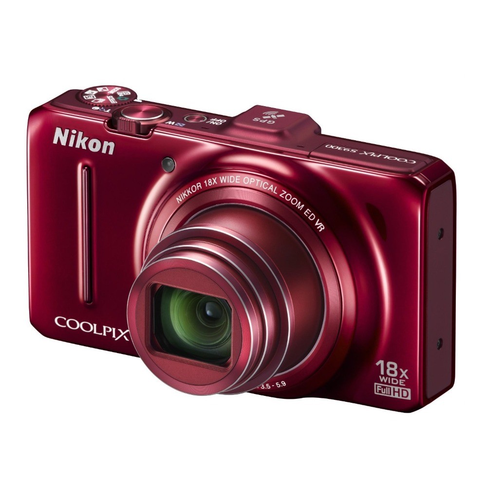 Nikon COOLPIX S9300 Digital Camera 16MP 18x Optical Zoom Built-in