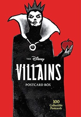 Disney - Villains Postcard Box   100 Collectible Postcards - Postcard  - G245z