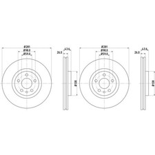 Disque de frein Fiat 130