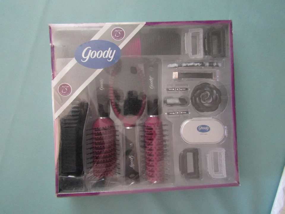 Goody Hair Accessories Brush gift Set 2003 VTG - NEW IN BOX - NOS - Image 3 of 4
