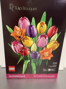 Lego Botanicals Tulip Bouquet Flowers (11501) 576 Pcs 18+ NIB.