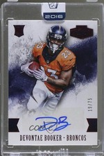 2016 Panini Honors Rookie Auto Red 19/75 Devontae Booker #85 Auto 1b8