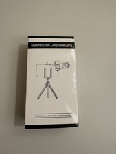 Universal Black Telephoto Lens with Clip and Tripod for Cellphones