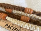 Vintage 1980’s Macrame Plant Hanger - Handmade - Off White & Brown  — photo 10