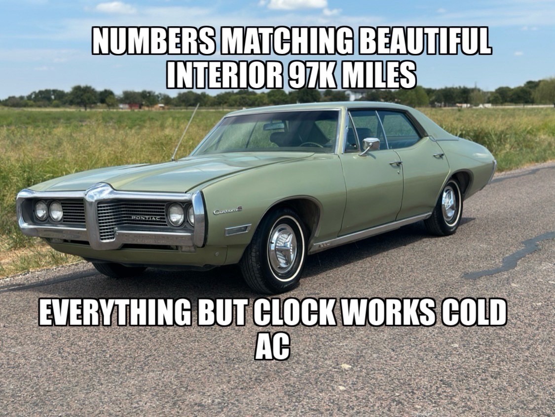 1969 Pontiac GTO for sale in Dallas Texas