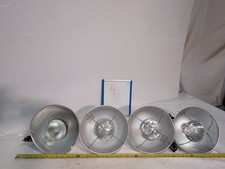 Lot of 4 Unbranded Clamp-On Aluminum Heat Lamp Brooder Lights 10.5in 300W