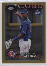 2024 Topps Pro Debut Chrome Gold Refractor 44/50 Derniche Valdez #PDC-126 ic3