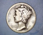 1920-D Mercury Head Silver Dime  ** 327-6