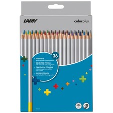 LAMY Colorplus Buntstifte 36er Set 3 Kant Holz Stifte Malstifte bruchfest neu