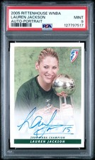 2005 Rittenhouse WNBA Lauren Jackson Portrait AUTO MINT PSA 9