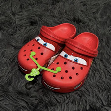 US DEAD STOCK CLEARANCE Crocs Lightning McQueen Men SIZE 7 8 9 10 11 AUTHENTIC