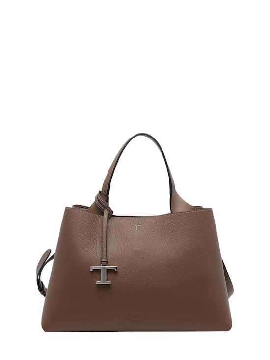 Tods - Women - Tote bag with metallic details - Brown 372290₽