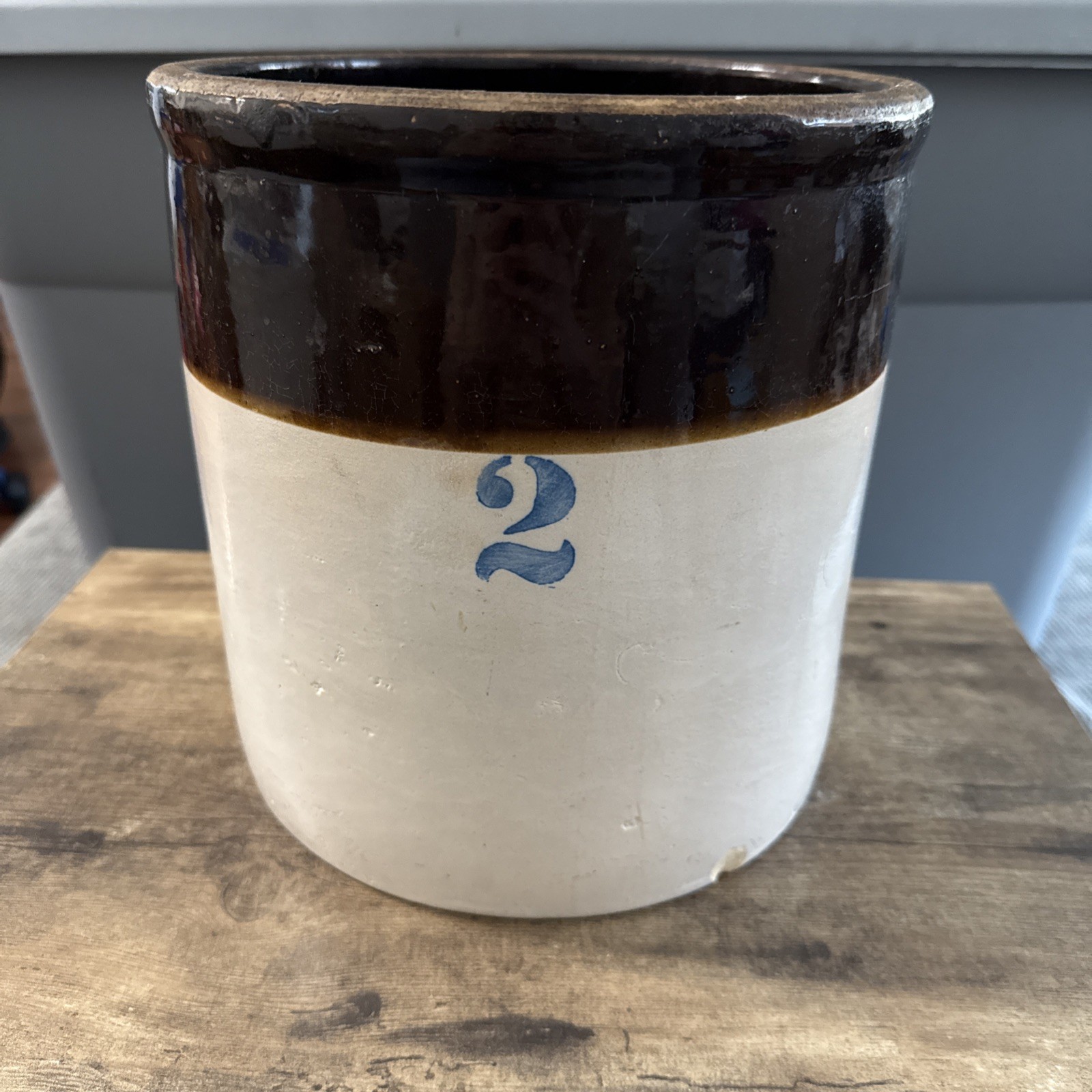 Vintage #2 Brown and White 9