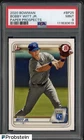 2020 Bowman Paper Prospects Bobby Witt Jr Royals RC Rookie PSA 9