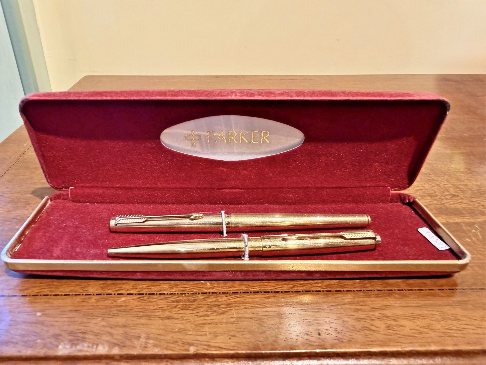 Penna PARKER PARURE ORO,penna da Collezione Vintage,Cofanetto Originale