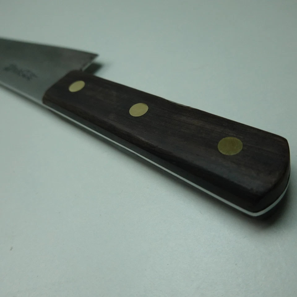 Cuchillo de chef Masahiro Seki Japón Gyuto 250 mm acero al carbono cubiertos japoneses Foto 4 de 4