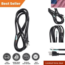 6 Ft Weather-Resistant 14 AWG Replacement Cord for Power Tools & Appliances