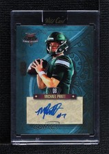 2023 7 Card Studs Quarterback Edition Teal Gold Foil 1/4 Michael Pratt Auto 0c3