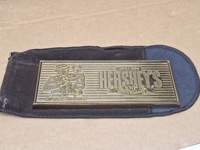 1994 Milton Hershey's Gold Candy bar Paperweight 100th Anniversary Vintage, NOS