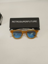 Retrosuperfuture Italian Sunglasses Certo Bagutta Yellow blue Unisex New