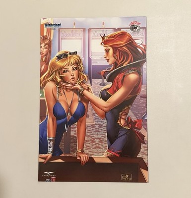 Las Vegas Comic Expo Ex Wonderland Through the Looking Glass 1 Nei Ruffino NM/M
