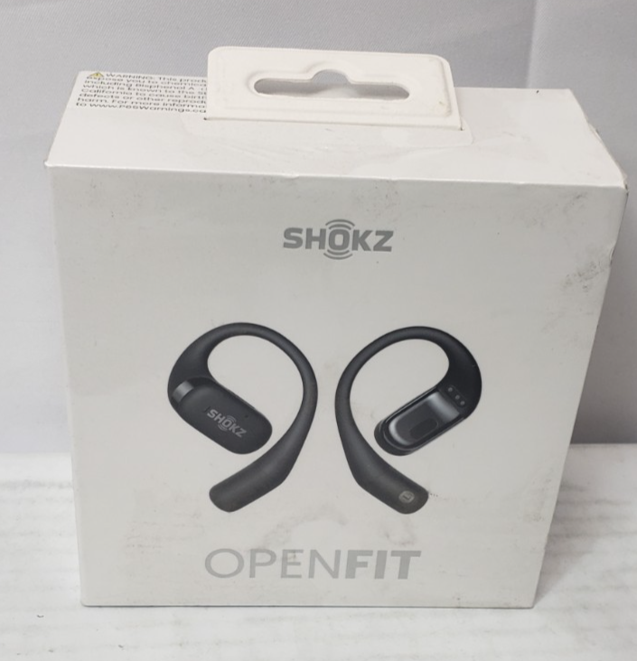 Shokz OpenFit Open-Ear Bluetooth True Wireless Earbuds - Black