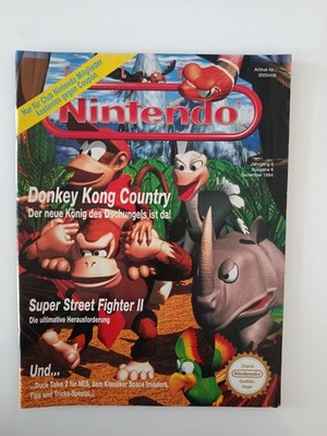 Club Nintendo Magazine 12/1994 Donkey Kong Country Zelda SNES Game Boy Mario