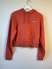 NWT Vans Cropped Orange Women s Hoodie Logo On Back Sz Xs