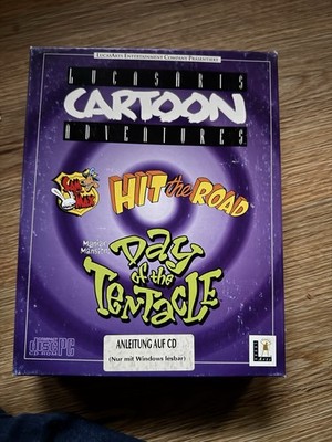 Day of the Tentacle - Deutsch - Big Box PC OVP - CIB CD-ROM Erweiterte Auflage