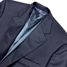 Brooks Brothers 346 Men's Wool Gold Button Jacket Blazer Blue   41L