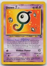 Unown J 38/53 Wotc Promo (Black Star) Spell of the Unown: Entei Movie Pokemon