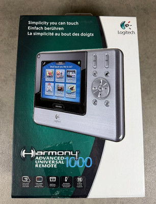 Logitech Harmony 1000 Universalfernbedienung Remote - OVP - Beschreibung lesen