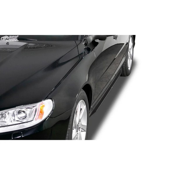 RDX Seitenschweller 'Slim' FüR Volvo S80 2006-2016 ABS Schwarz 2Er-Set TÜV-image