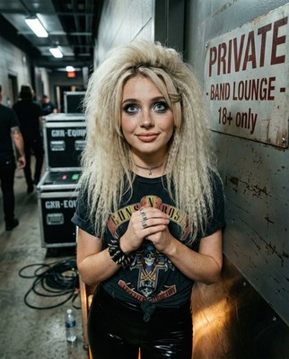 Hard Rock Backstage Rock & Roll Backstage Glamour 8x10 Photo 11041