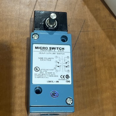  Honeywell LSA7L-4N Micro Switch 10A 600VAC, New, Free Ship 